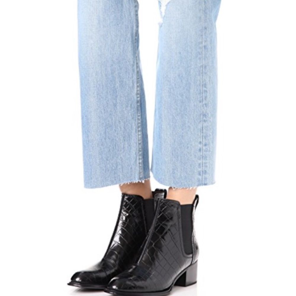 • rag and bone • Walker ankle boots in crocodile
